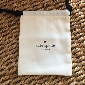 Kate Spade dust bag jewelry bag storage charms New